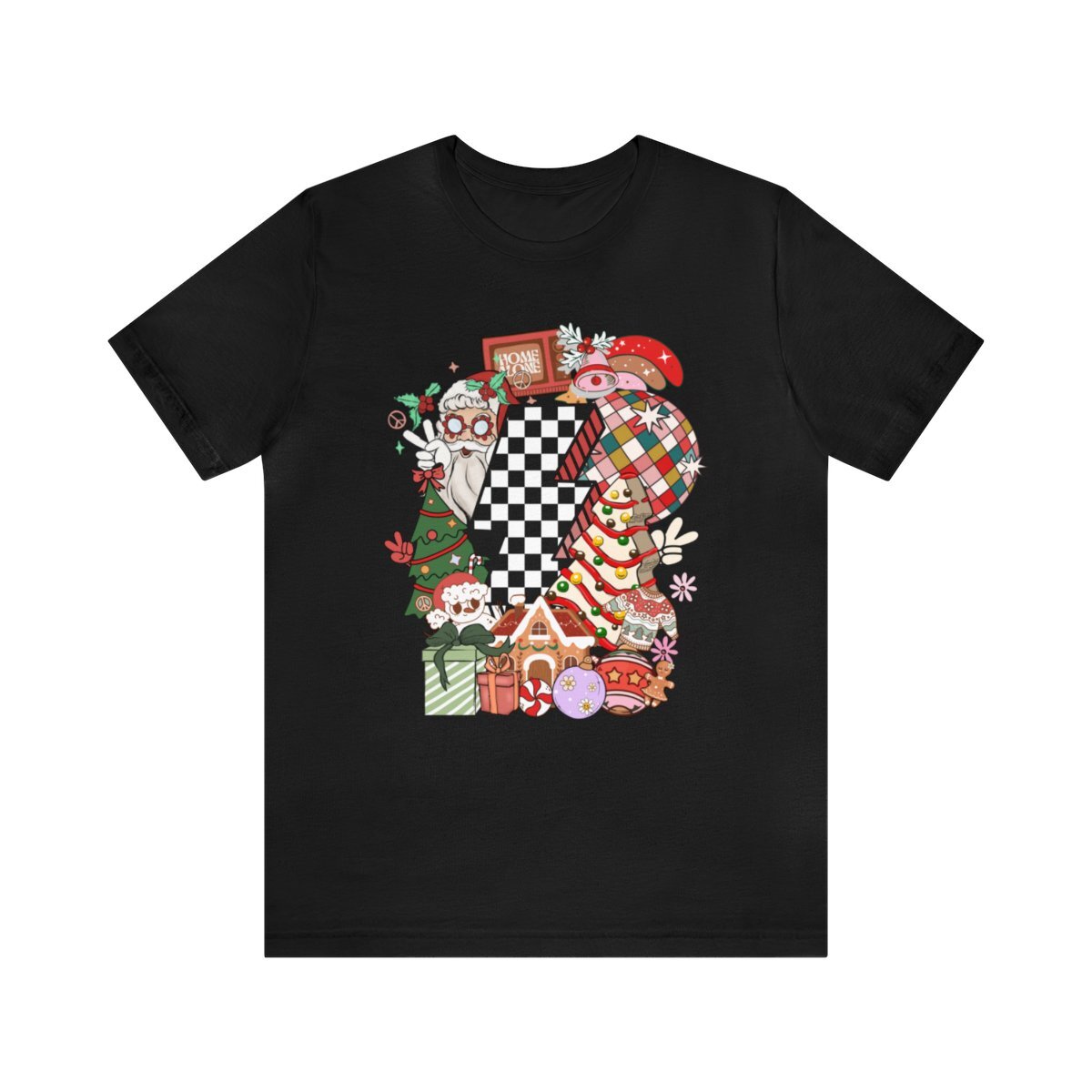 90s Christmas Shirt Bella Canvas 3001 S – 3XL Womens 90s Shirt