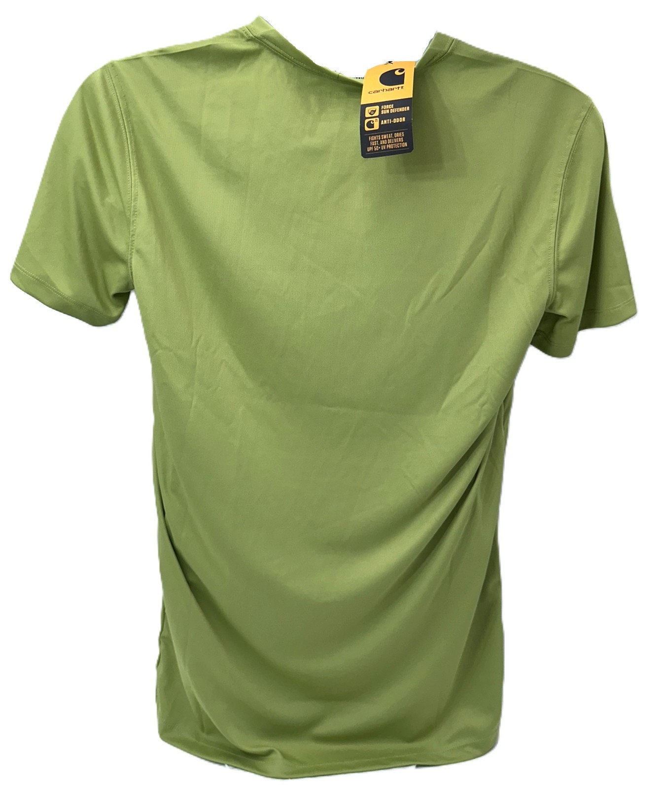 $33 Carhartt Men’s Force Sun Defender SS TShirt -Algea Green-Small-New With Tags