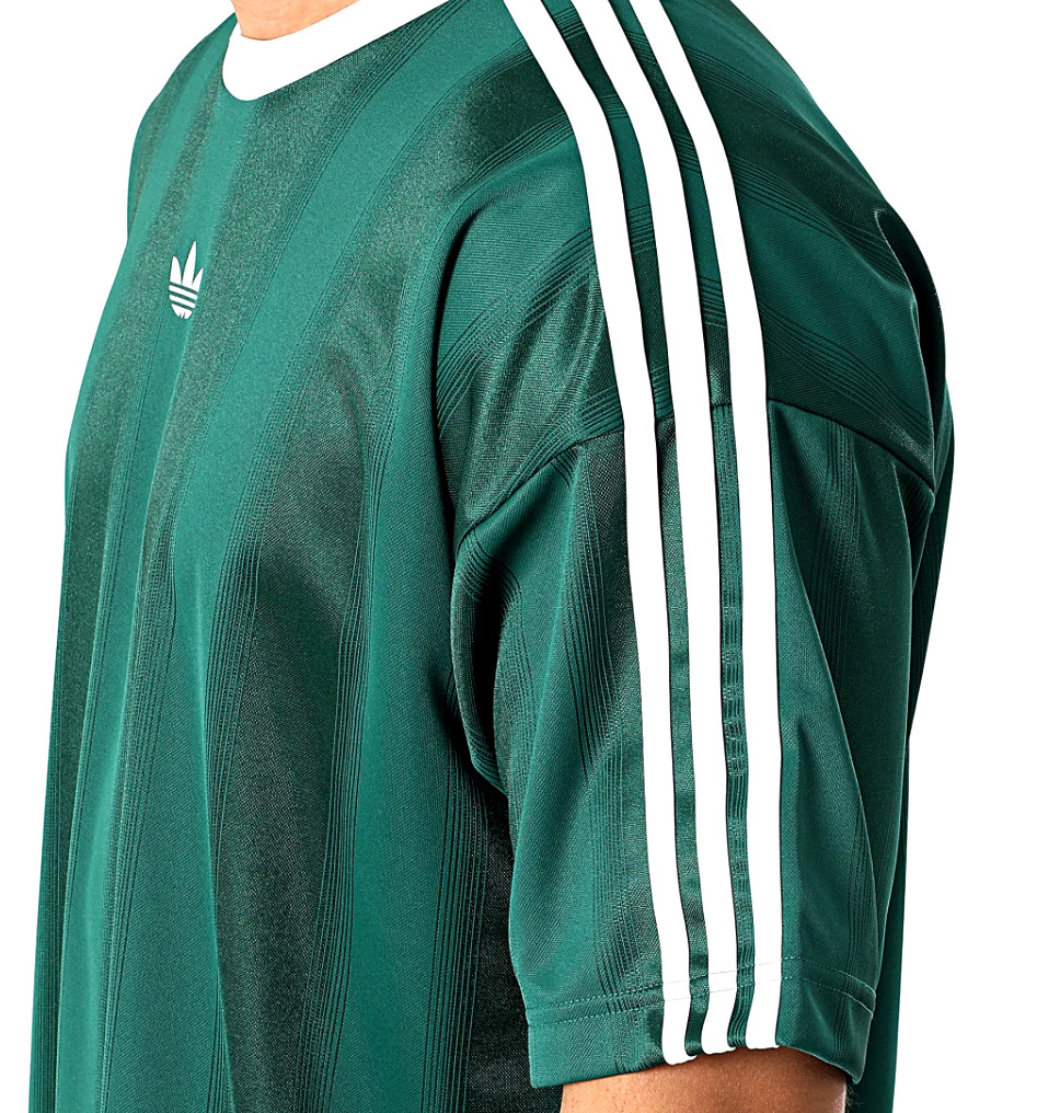 NEW MEN’S ADIDAS ORIGINALS TREFOIL JACQUARD SHIRT ~SIZE XL #KD5834 GREEN