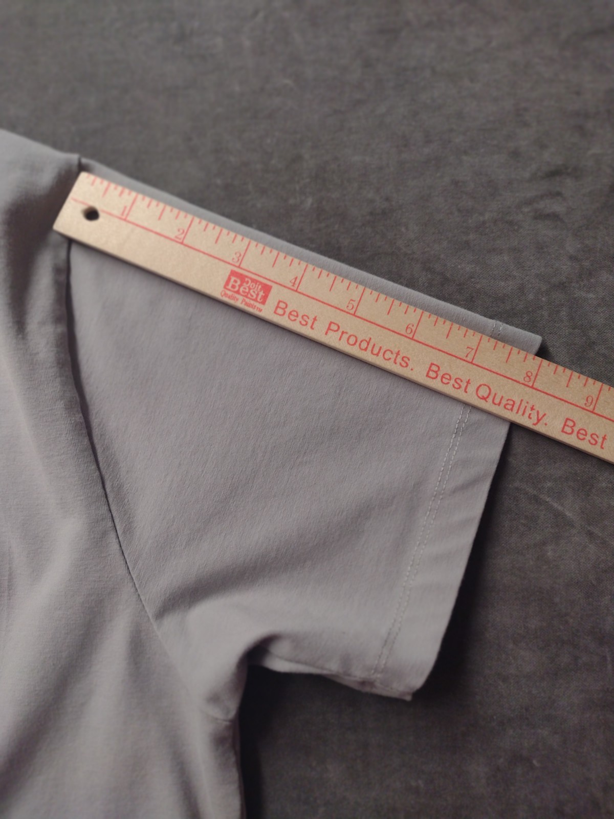 Lacoste Men’s Large Gray Logo Front Stretch Short Sleeve Pullover Stretch Tee