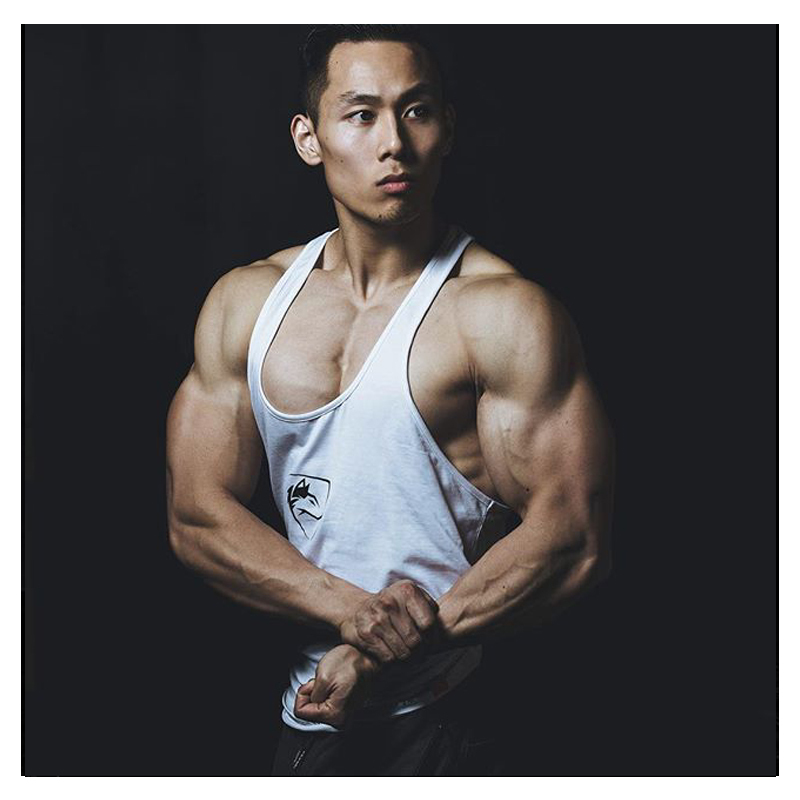 Pro Workout Cotton Y-Back Tank Tops Fitness Stringer Muscle Vest Clothing