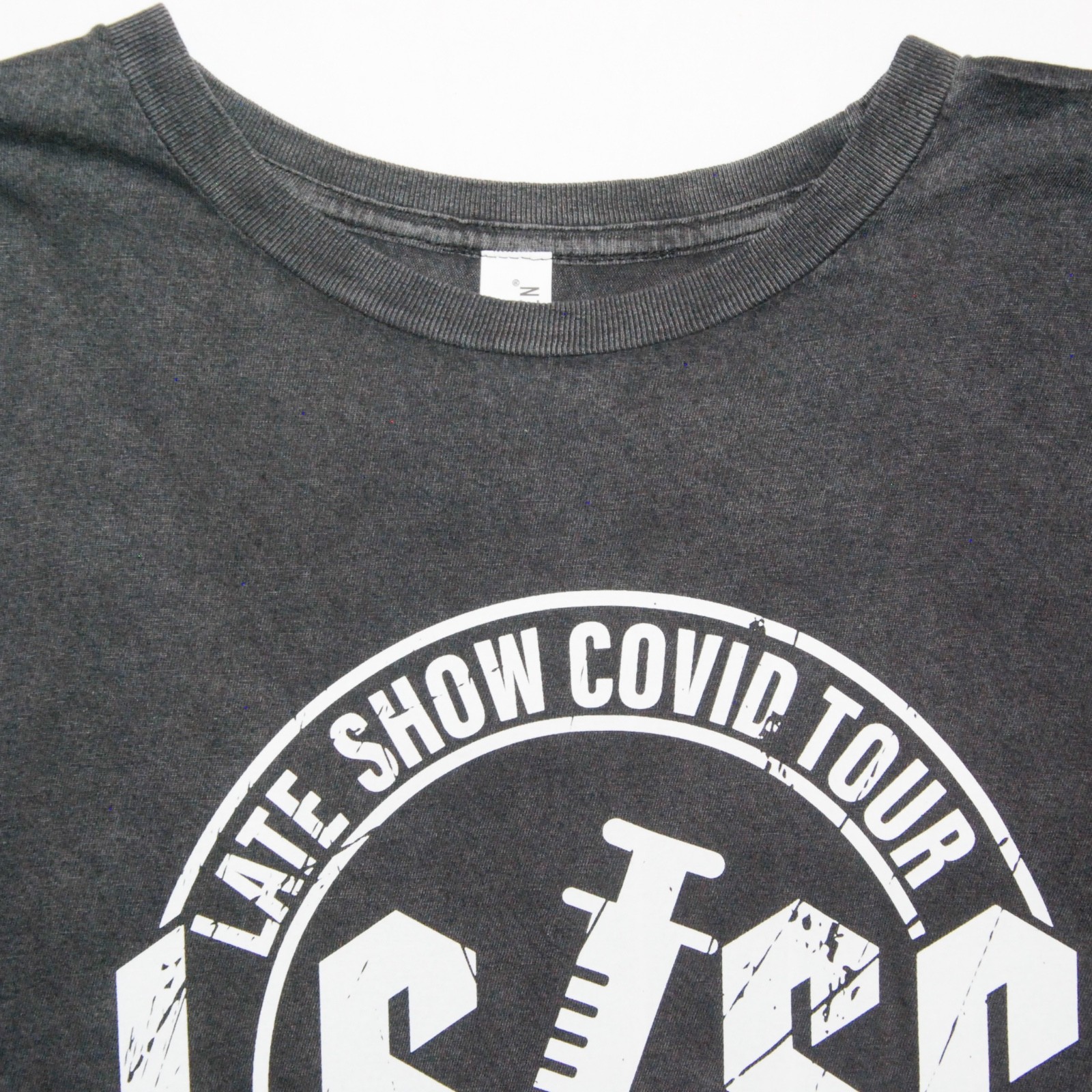 Stephen Colbert Late Night Show Covid Tour 2020-2021 2XL Vintage Wash T Shirt