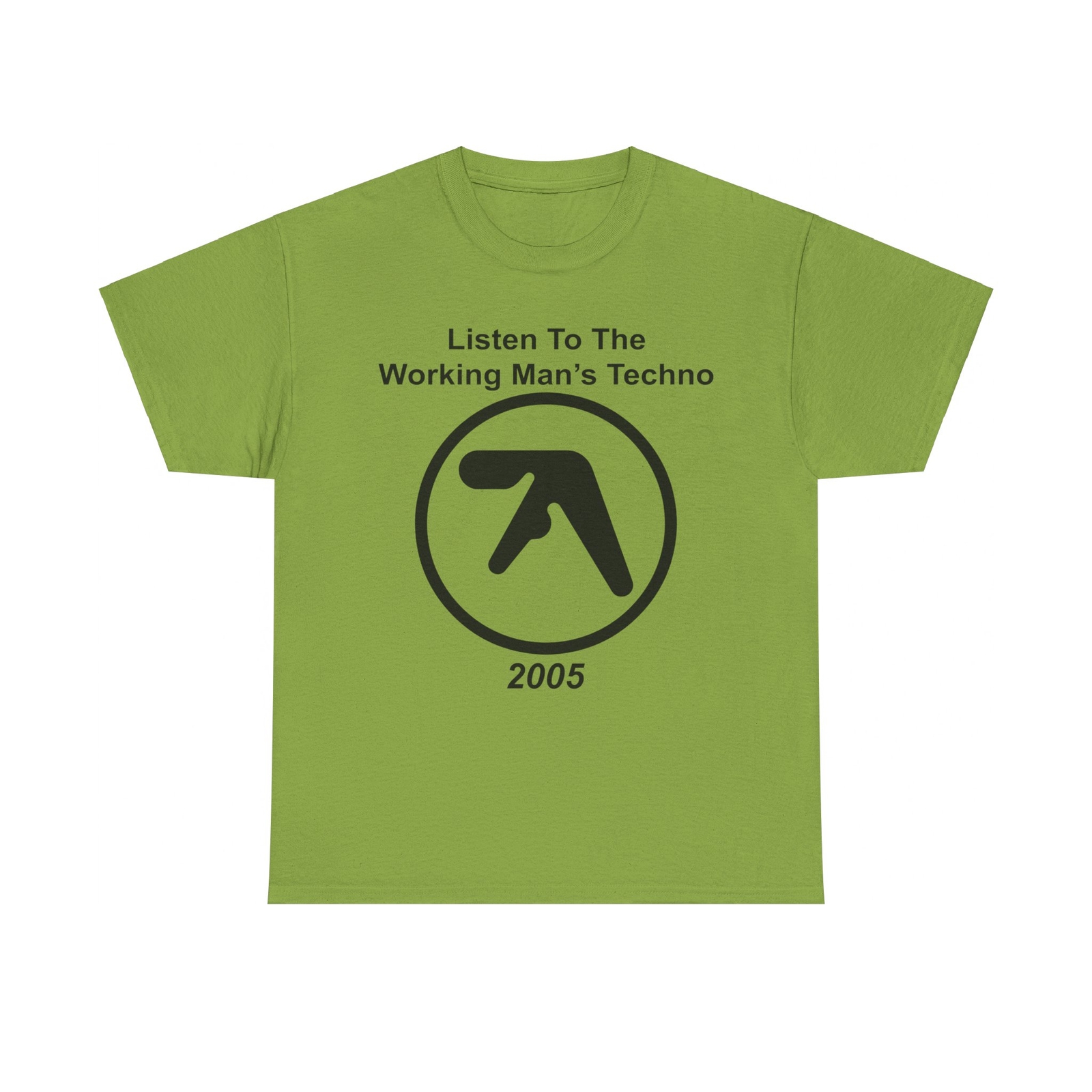 Working Man’s Techno Aphex Twin Unisex Heavy Cotton Tee T shirt
