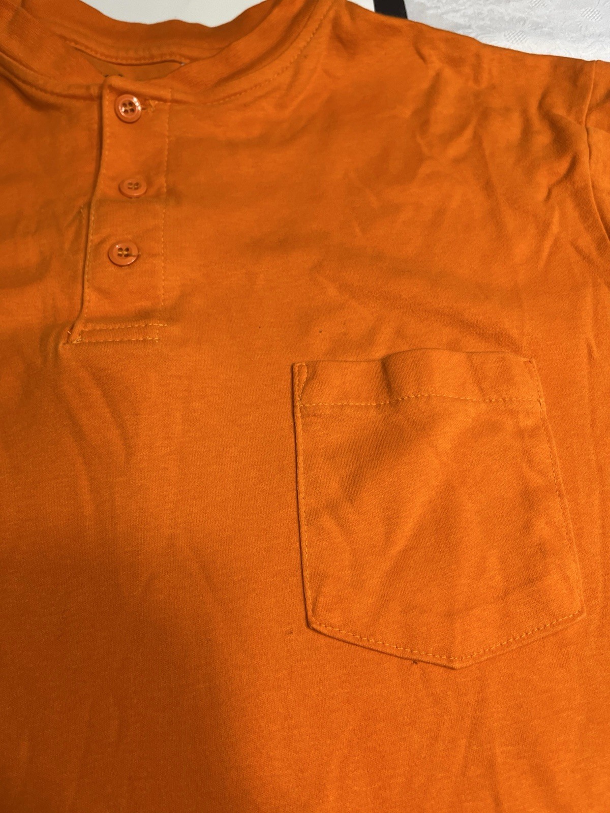 Bulwark FR Orange Henley CAT 2 CAL Flame Resistant HRC ARC Rated Men’s Sz XL