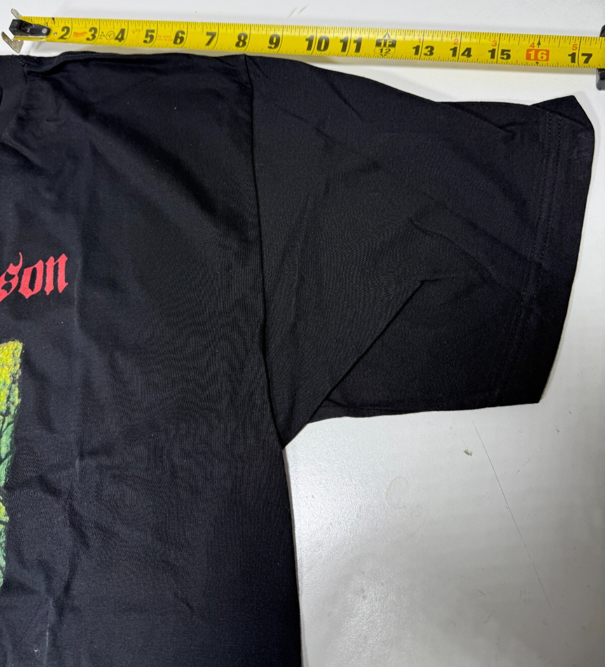 Rare Vintage Merch Marilyn Manson Death Tarot Card 2000 Cotton BG Shirt Size XL
