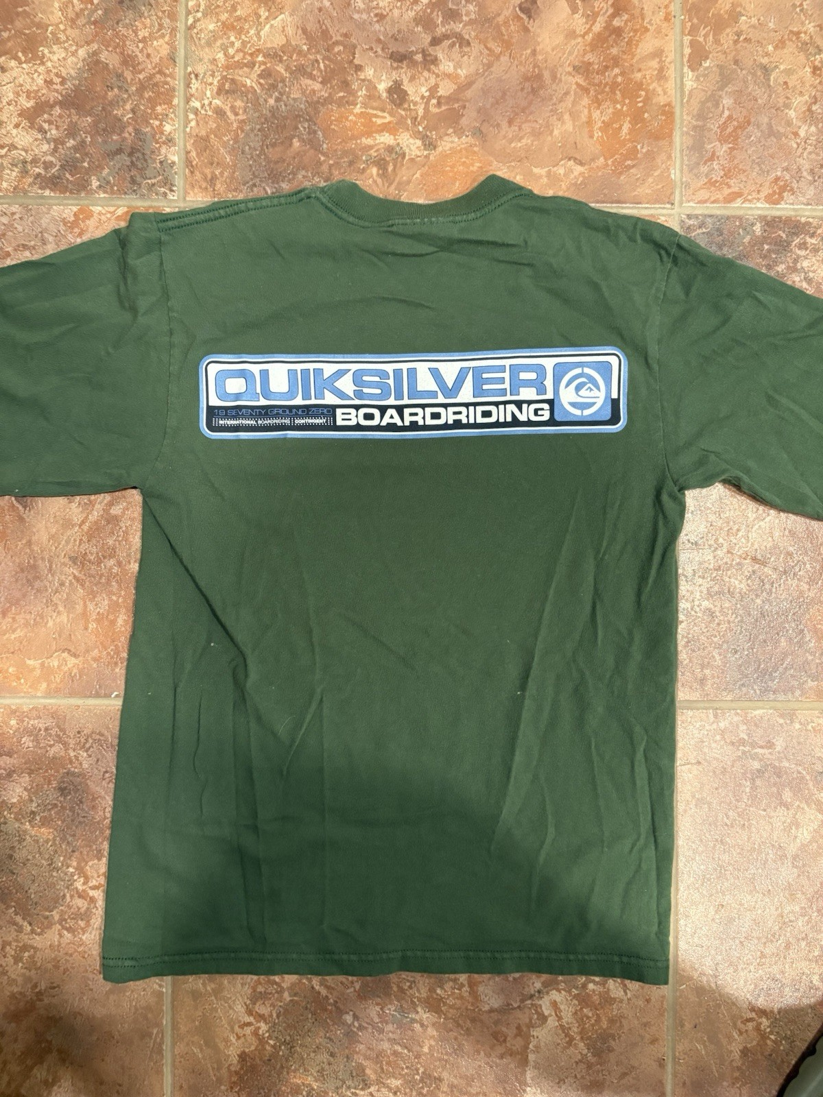 Vintage Y2K Quiksilver Boarding Long Sleeve Shirt 2 Sided Men’s Small