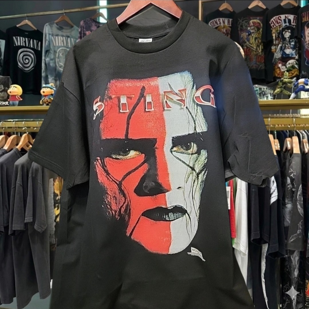 BIG FACE STING ON A SHAKA HEAVYWEIGHT GARMET SHIRT “MODERN”