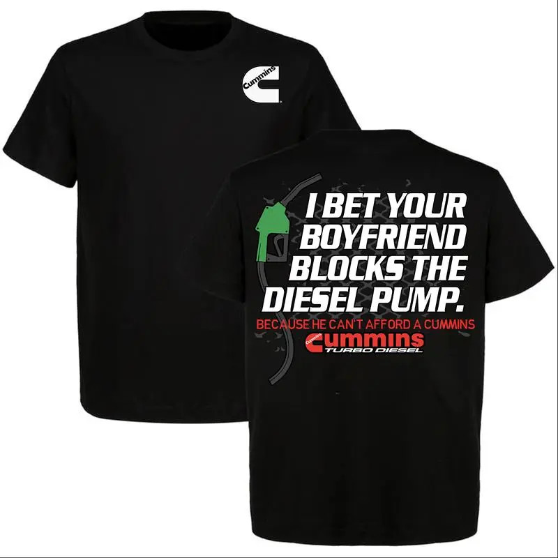 Cummins Diesel Truck Funny Mechanic Graphic T-Shirt Gift Work Shop Tee