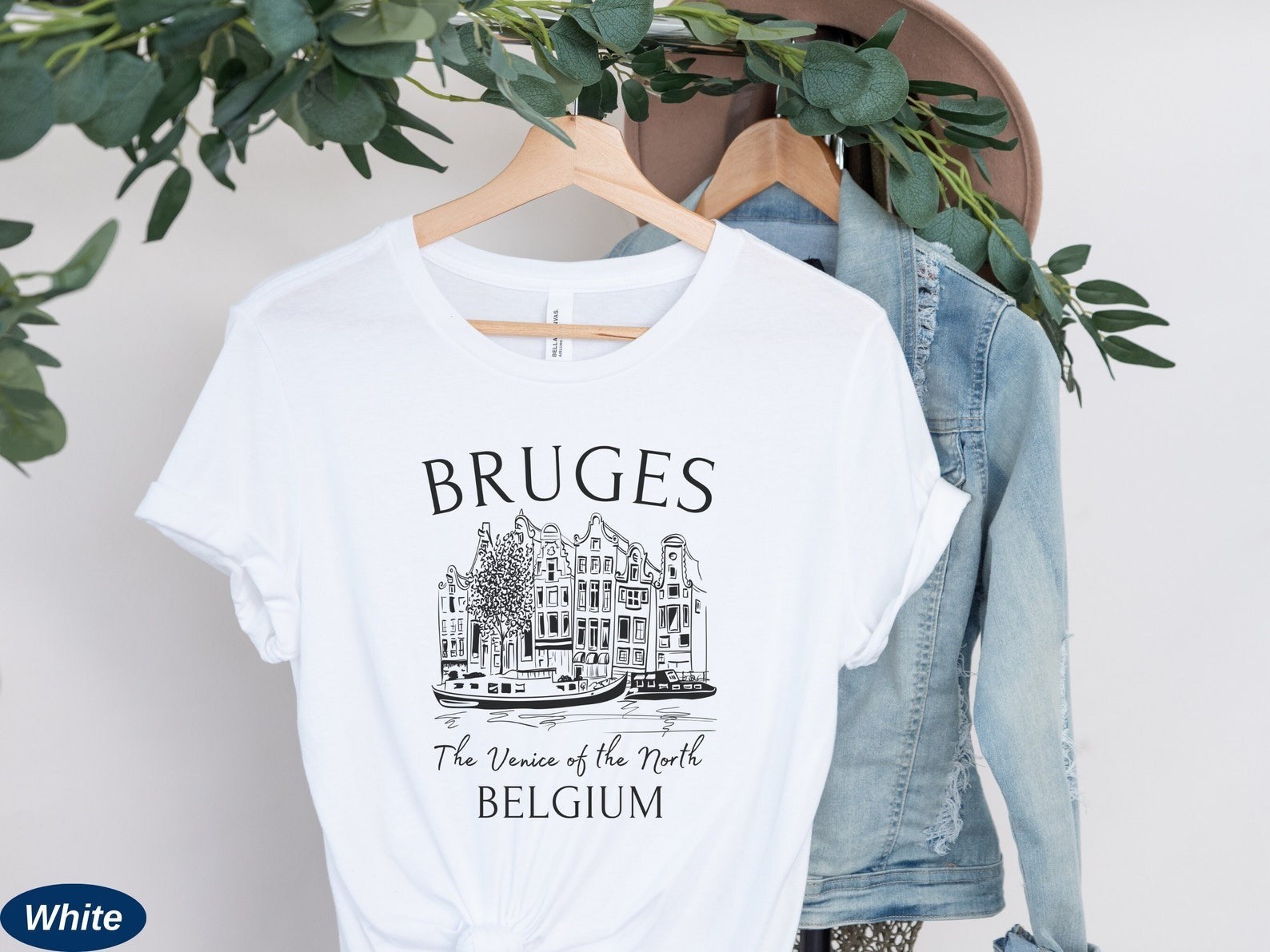 Bruges Shirt Travel Gift for Belgium Trip Lovers Souvenir Tee
