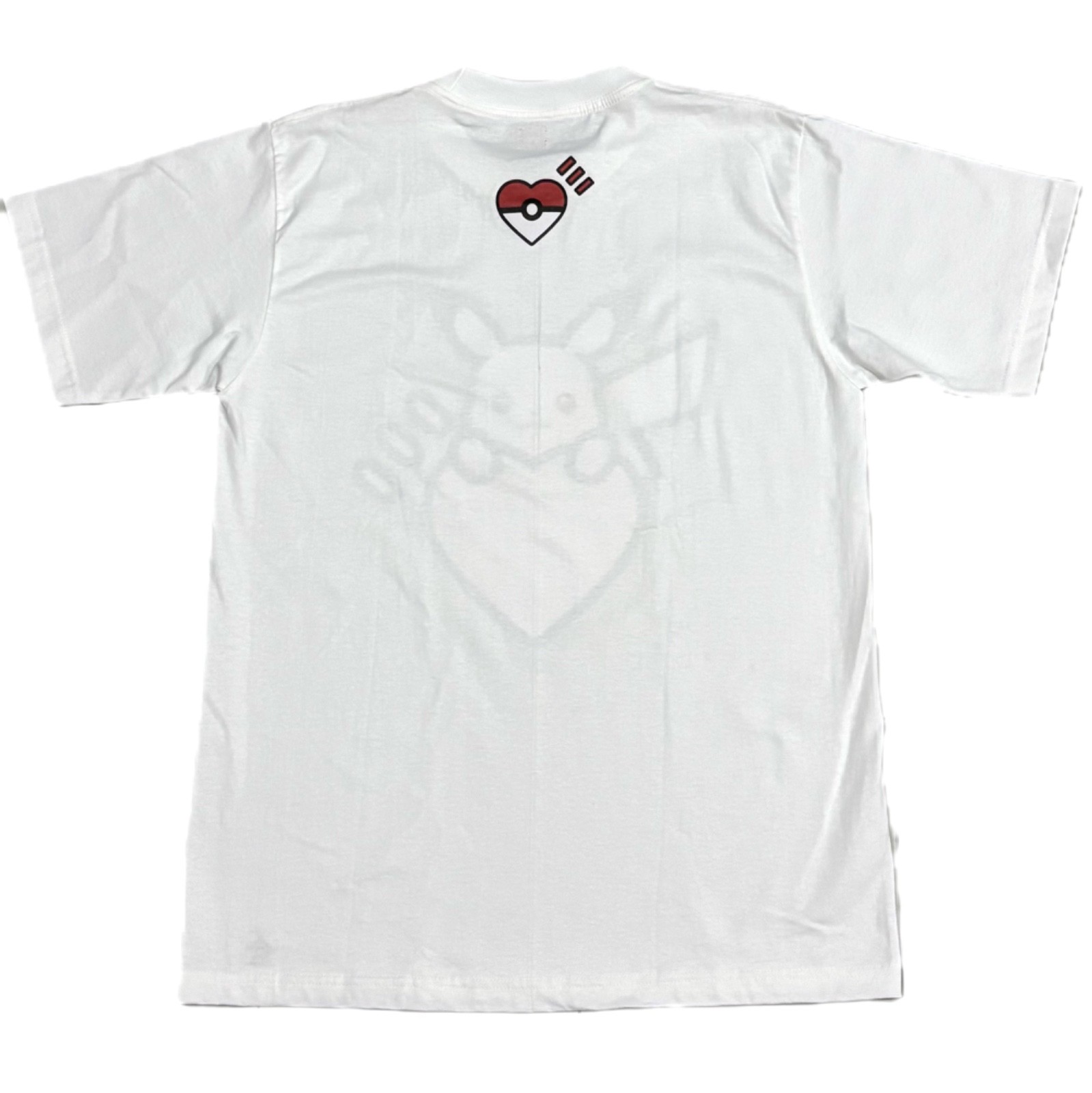 HUMAN MADE Pokemon RED GRAPHIC Harajuku Pikachu Cartoon Medium T-Shirt REPRINT