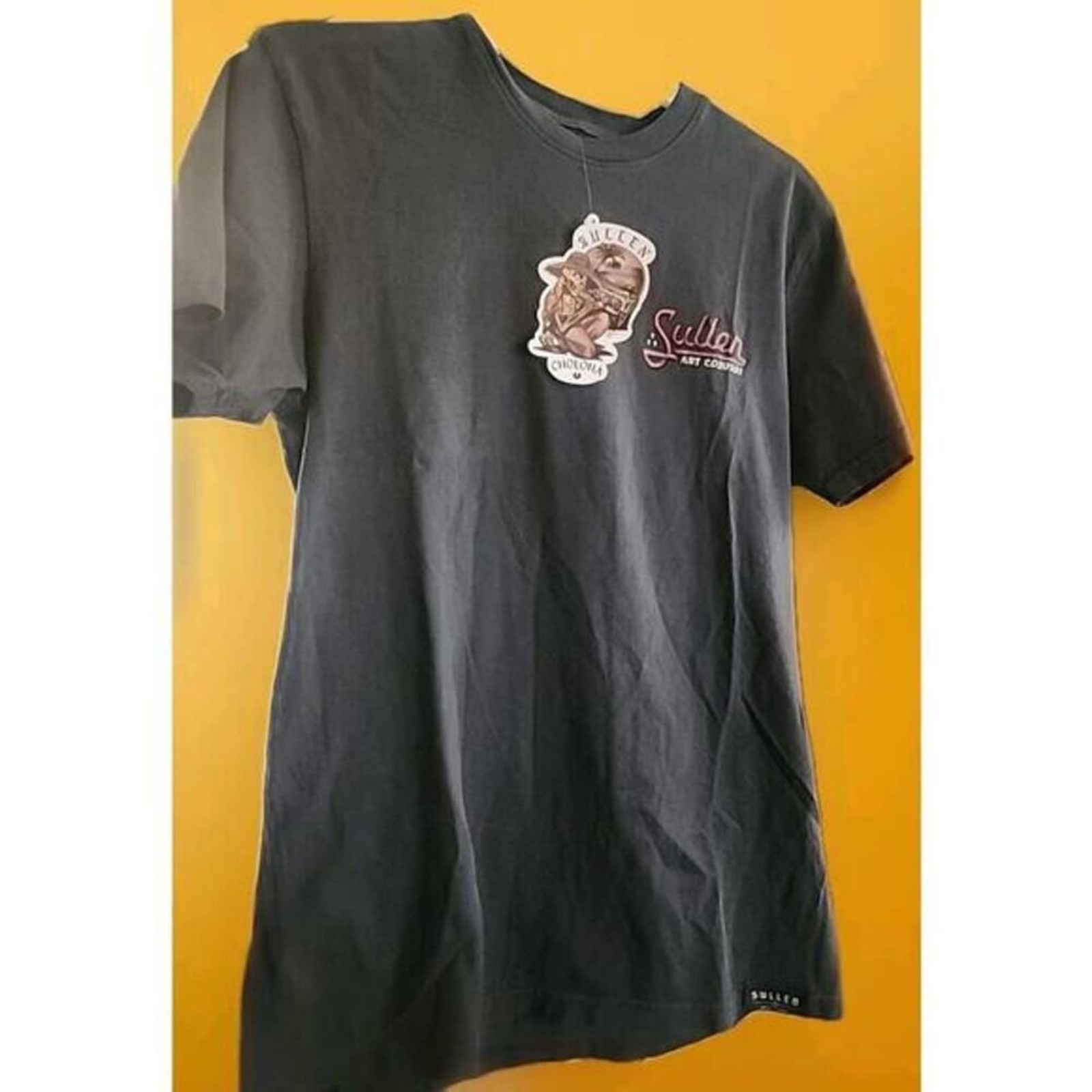 Men’s Sullen Art Collective Rest Easy Small NWT A121 Excellent Tattoo Nice