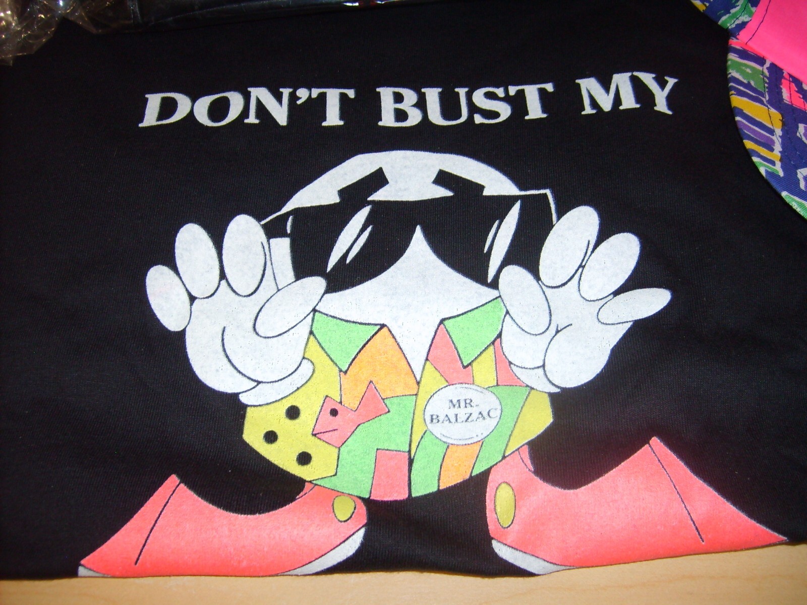 Vintage 1989 BALZAC 5 HAT T-SHIRT Large (L) & FANNY PACK RARE 1980s NEW