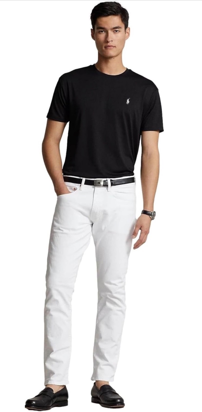 Polo Ralph Lauren Black Classic Fit PERFORMANCE Short Sleeve T Shirt