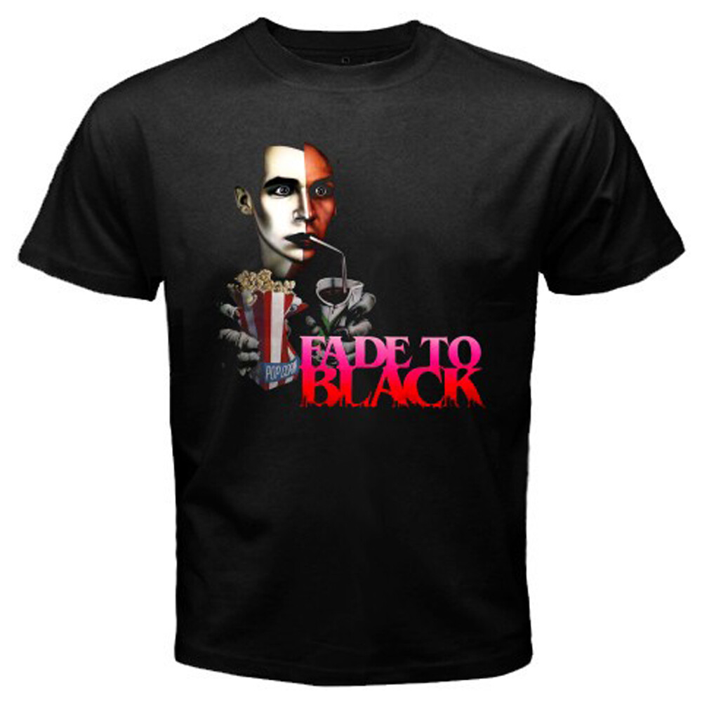 Fade To Black Horror Movie Men’s Black T-Shirt Size S-5XL