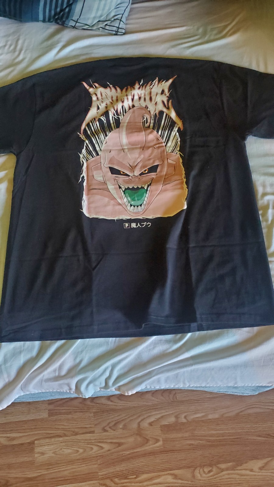 Primitive x Dragon Ball Z Majin Buu Black Double-Sided Graphic Tee Men’s XL