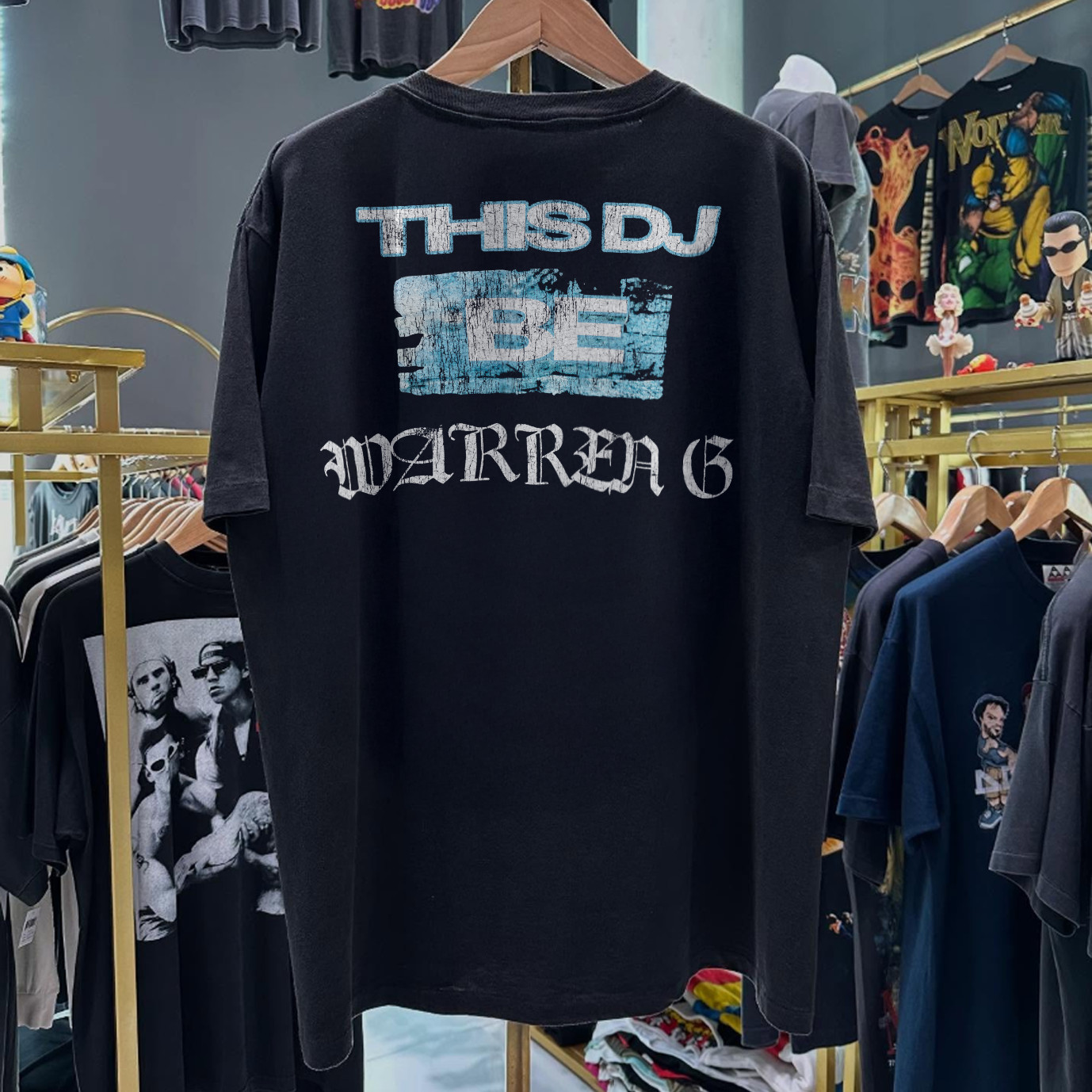 90s Warren G ‘This Dj Be’ Classic T-Shirt Black XL