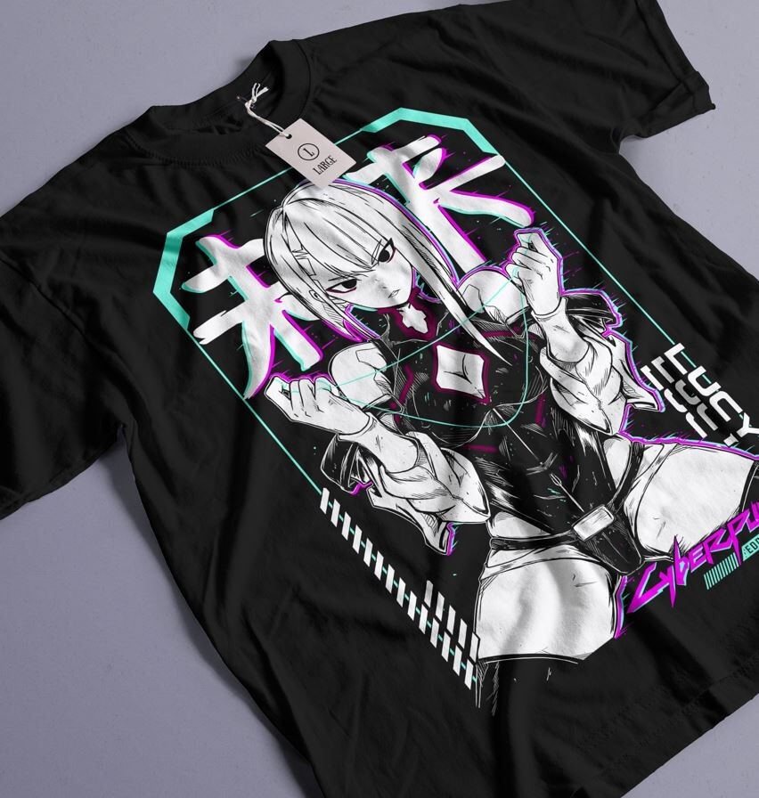 LUCY T-Shirt Cyberpunk Shirt Anime Manga Gift Unisex Shirt