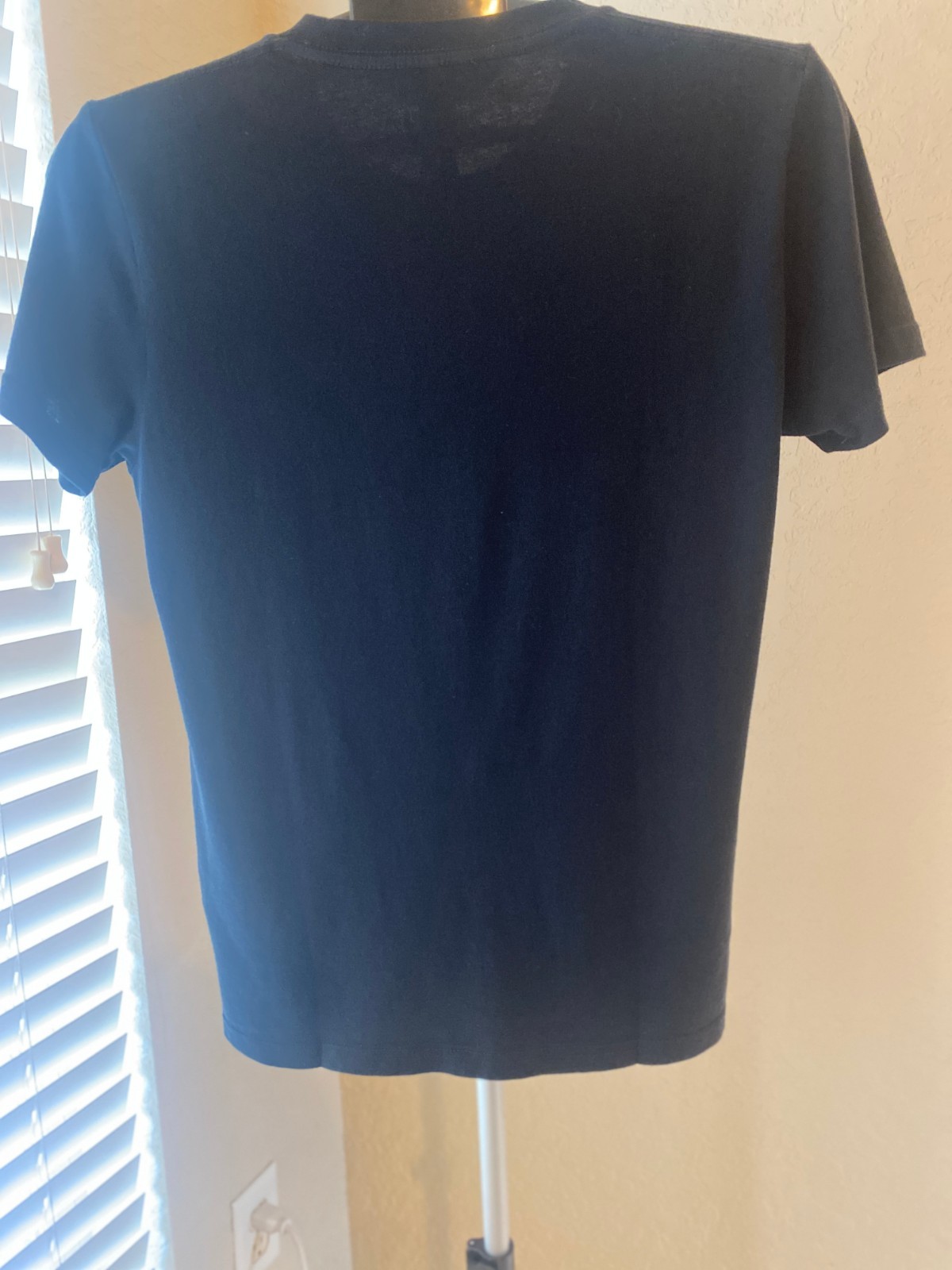 Hollister Men’s 2XS Navy Floral Pocket Palm Tree Print Crew Neck T-Shirt