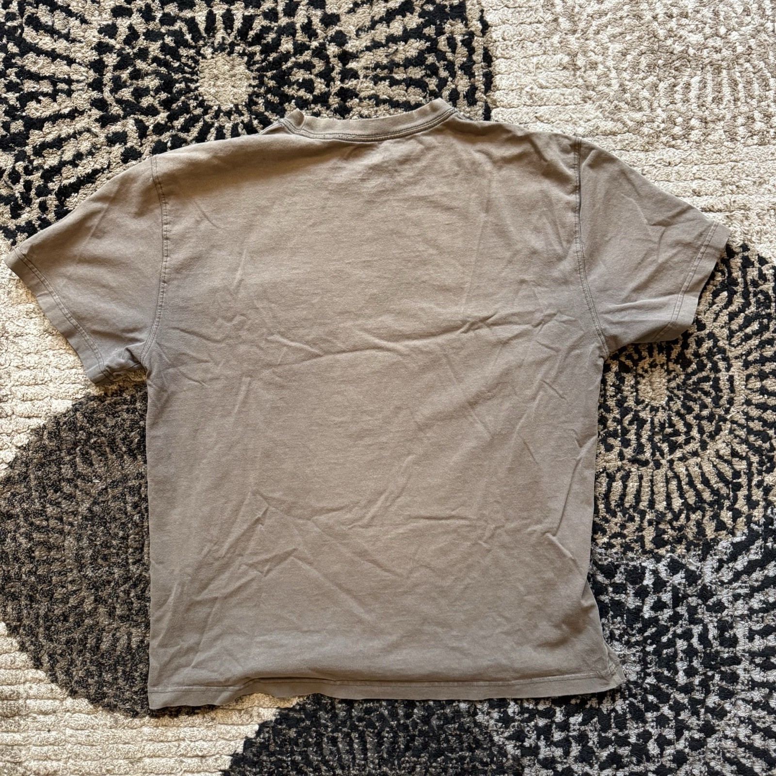 Dickies Shirt Mens L Brown Pocket Workwear Tee Short Sleeve Heavyweight Casual