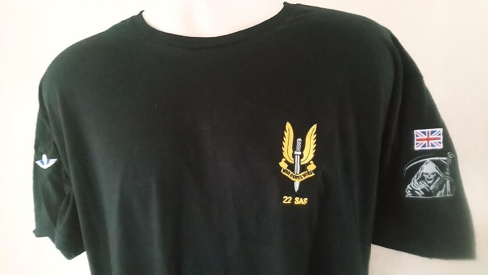 BRITISH ARMY SAS SPECIAL AIR SERVICE REAPER T-SHIRT