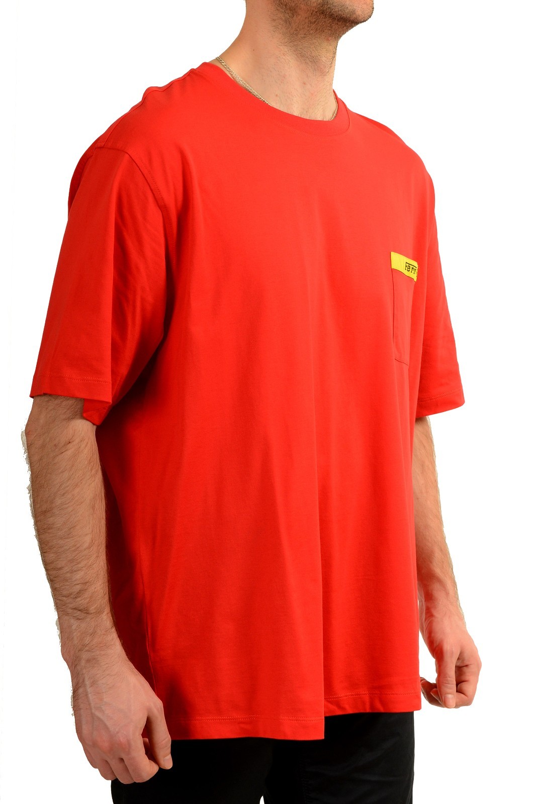 Scuderia Ferrari Men’s Logo Print Short Sleeve Crewneck T-Shirt US 2XL IT 56