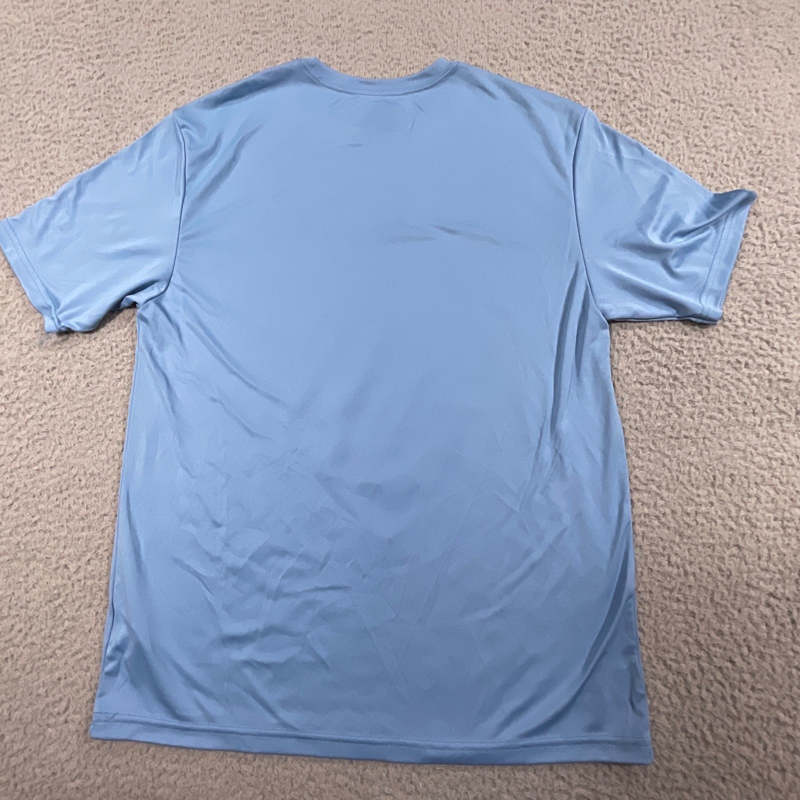 A4 Pascua Yaqui Native Tribe Performance T-Shirt Mens Small Blue Rose Graphic