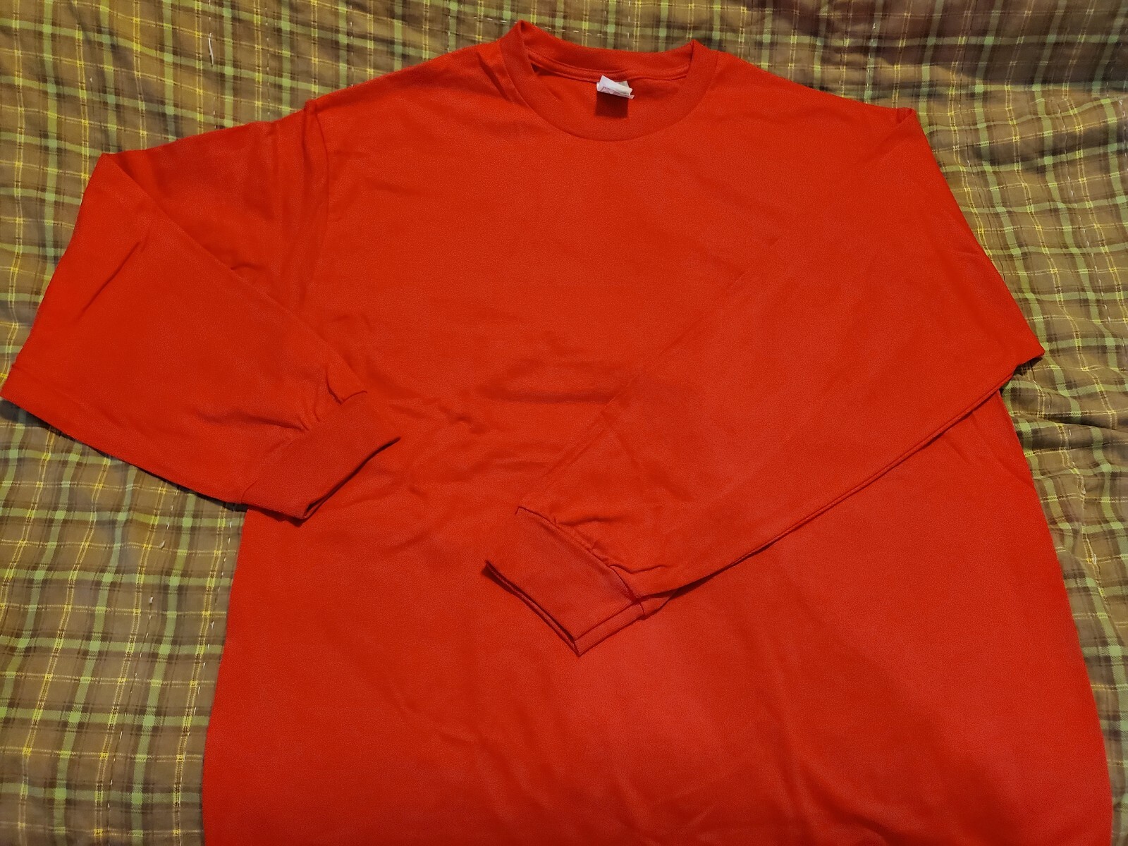Large ALSTYLE APPAREL CASUAL MENS LONG SLEEVE T SHIRT 100% COTTON TEE WORK