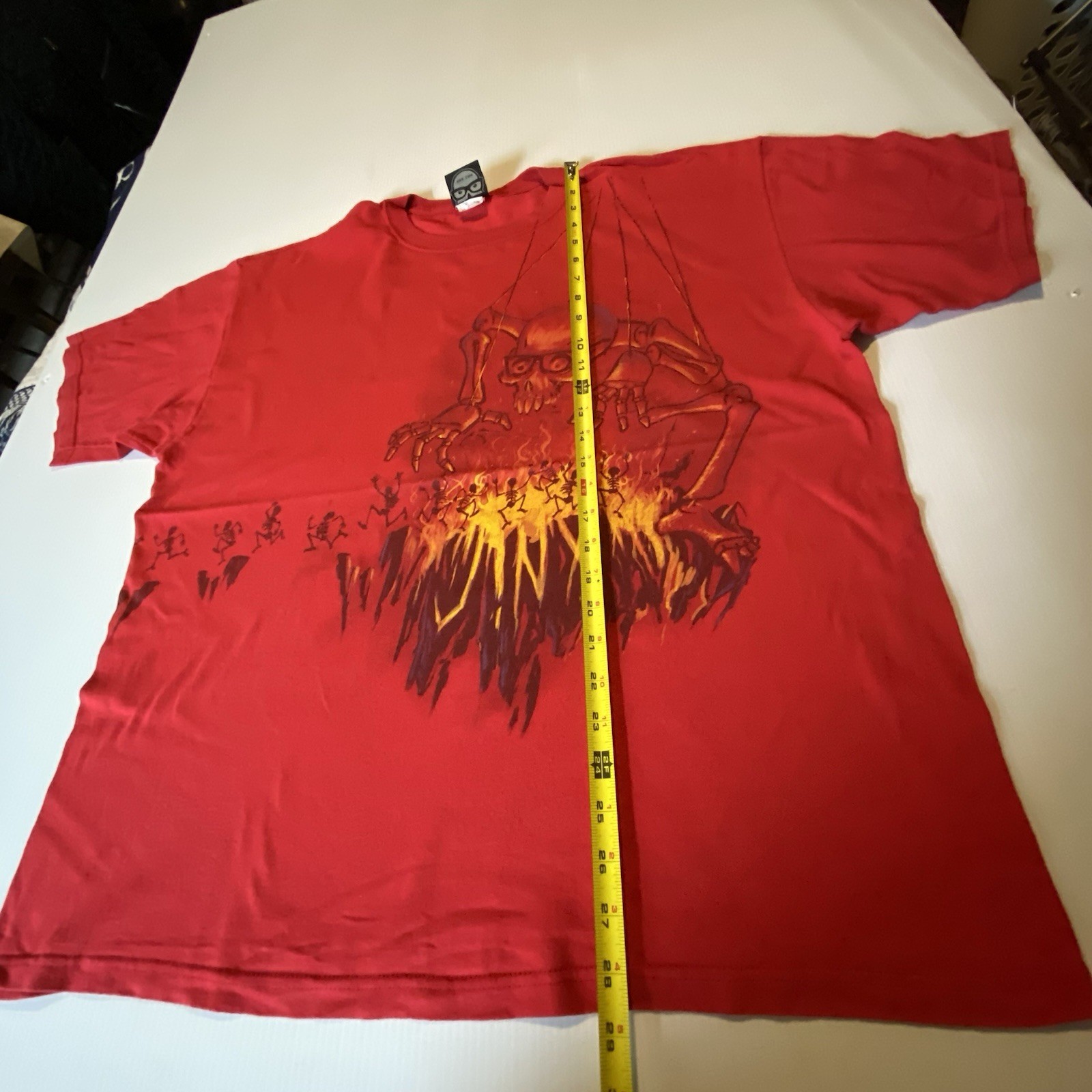 Rare Vintage JINX Puppet Master Big Print Gamer Shirt Sz XXL World of Warcraft