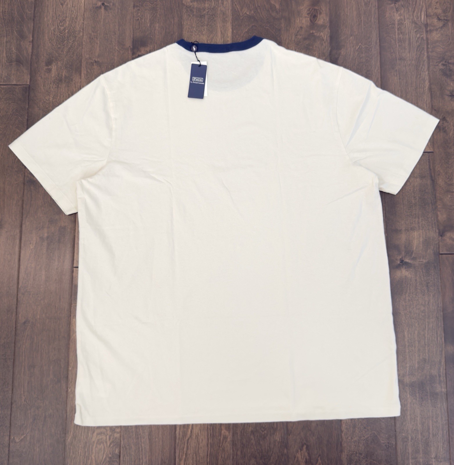 NWT Polo Ralph Lauren Mens University Of Polo White T-shirt Crest Logo Size 3XLT