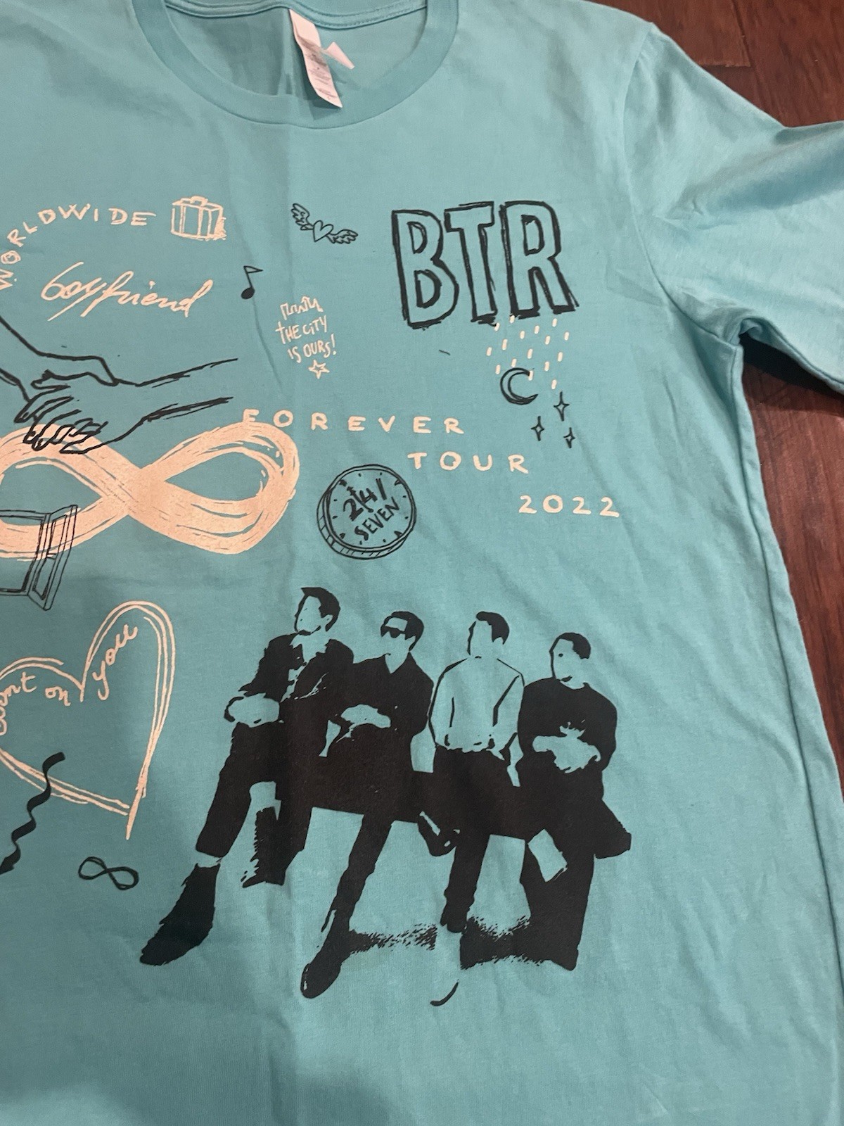 BTR Forever Tour Tee Small