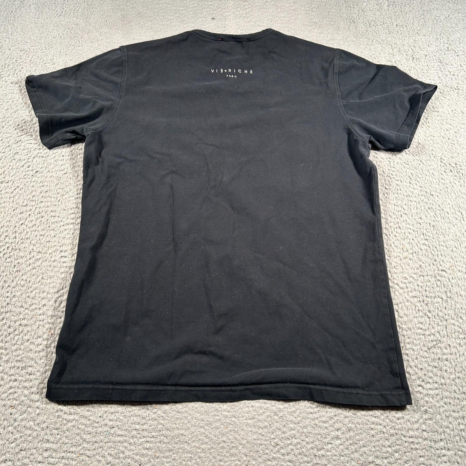Vie Riche Shirt Men XL Black El Más Duro Flame Music Hip Hop Rock Pullover Tee