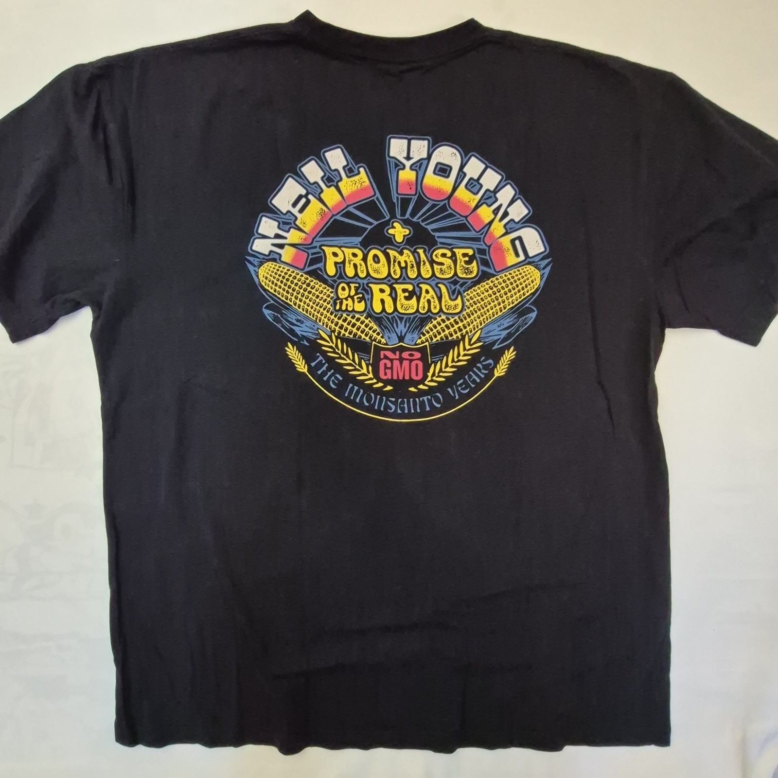 Neil Young Rebel Content Tour Promise of the Real T Shirt Organic Cotton 3XL