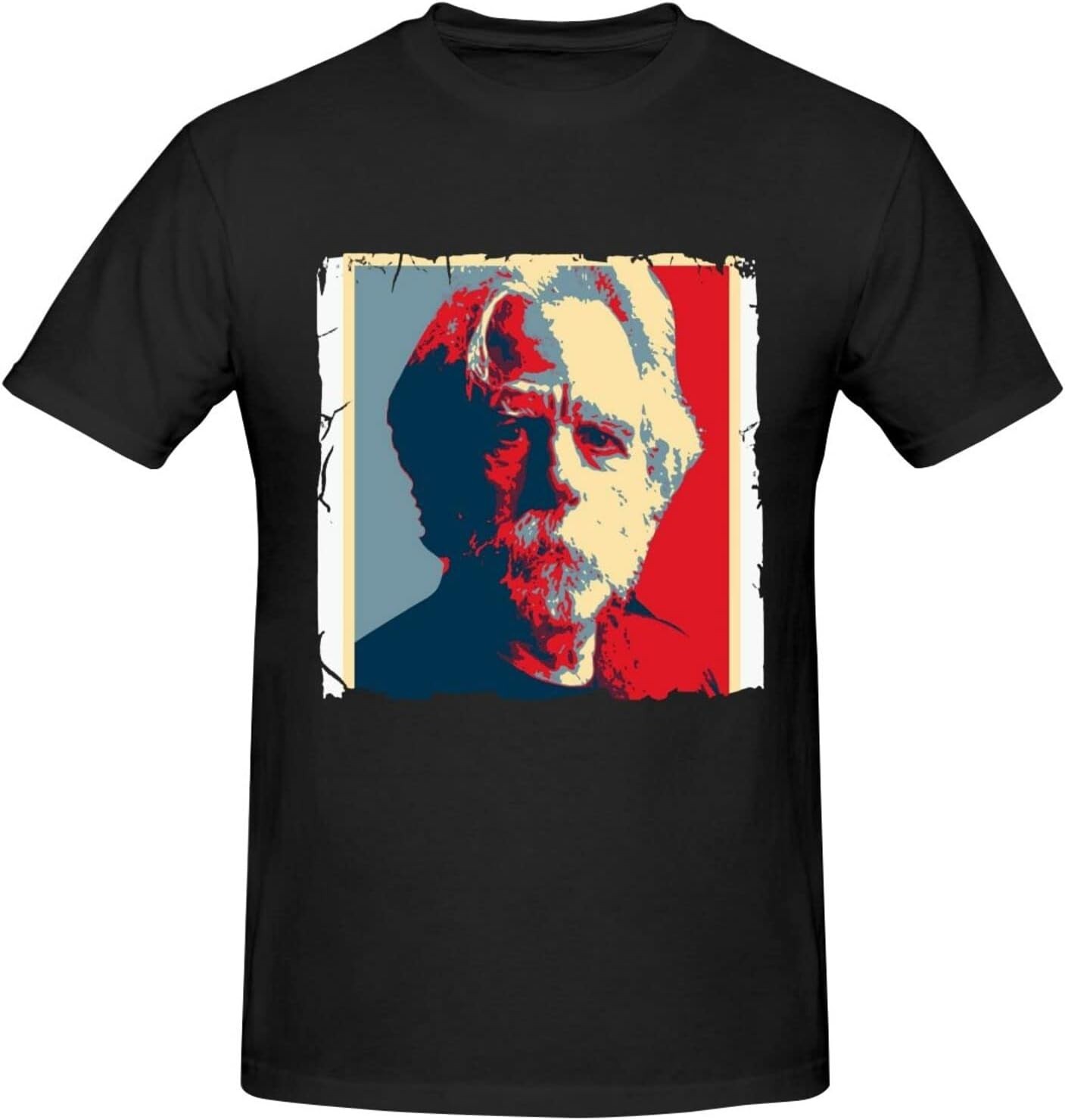 Bob Weir T Shirt Men’s O Neck Short Sleeve Tees t shirt black