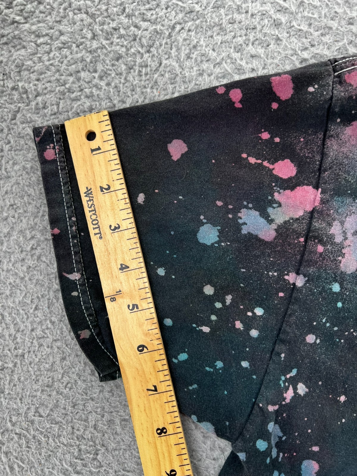 Pink Floyd Men’s Dark Side Of The Moon Prism Splatter Dye Adult T-Shirt Small