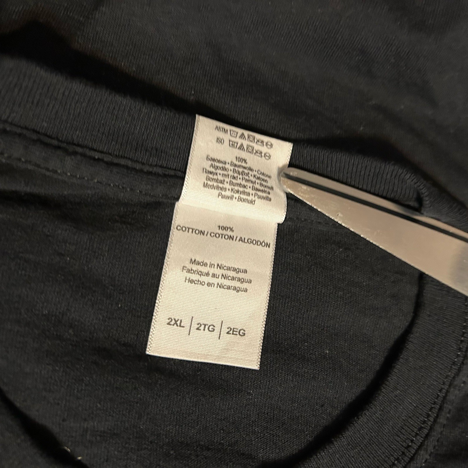 Buck Wear Gun Safety Rule #1 Carry One 2nd Amendment Shirt Men 2XL Black 2014