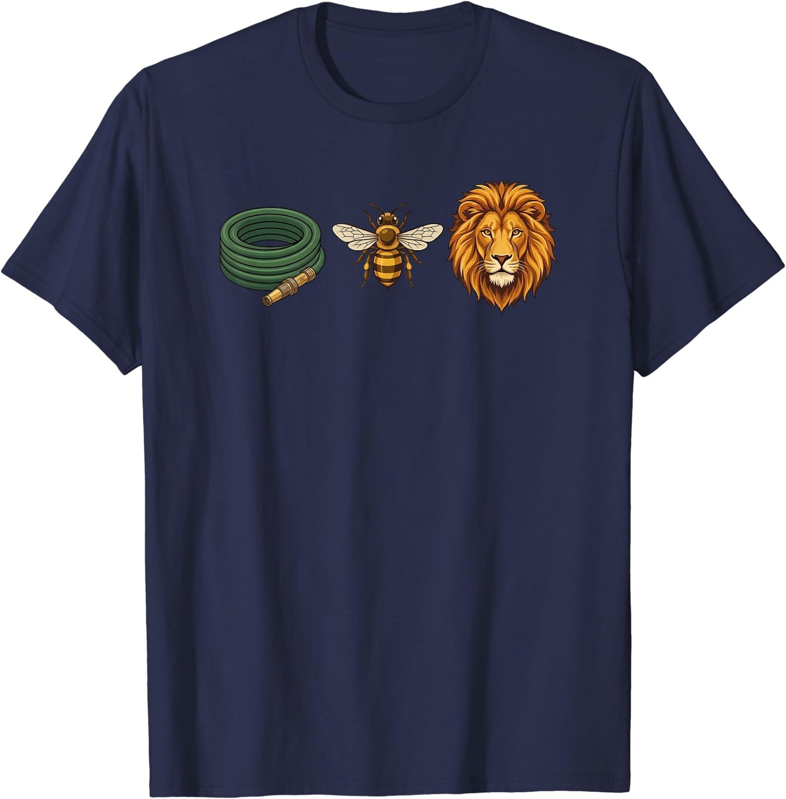 Hose Bee Lion Icons Retro Funny Hoes Be Lying Pun Intended T-Shirt