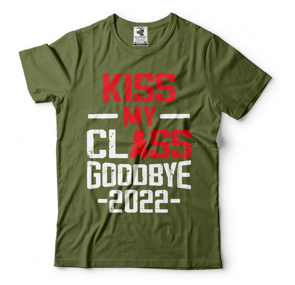 Kiss My ClAss Goodbye Rude Humor Funny Graduation T-Shirts