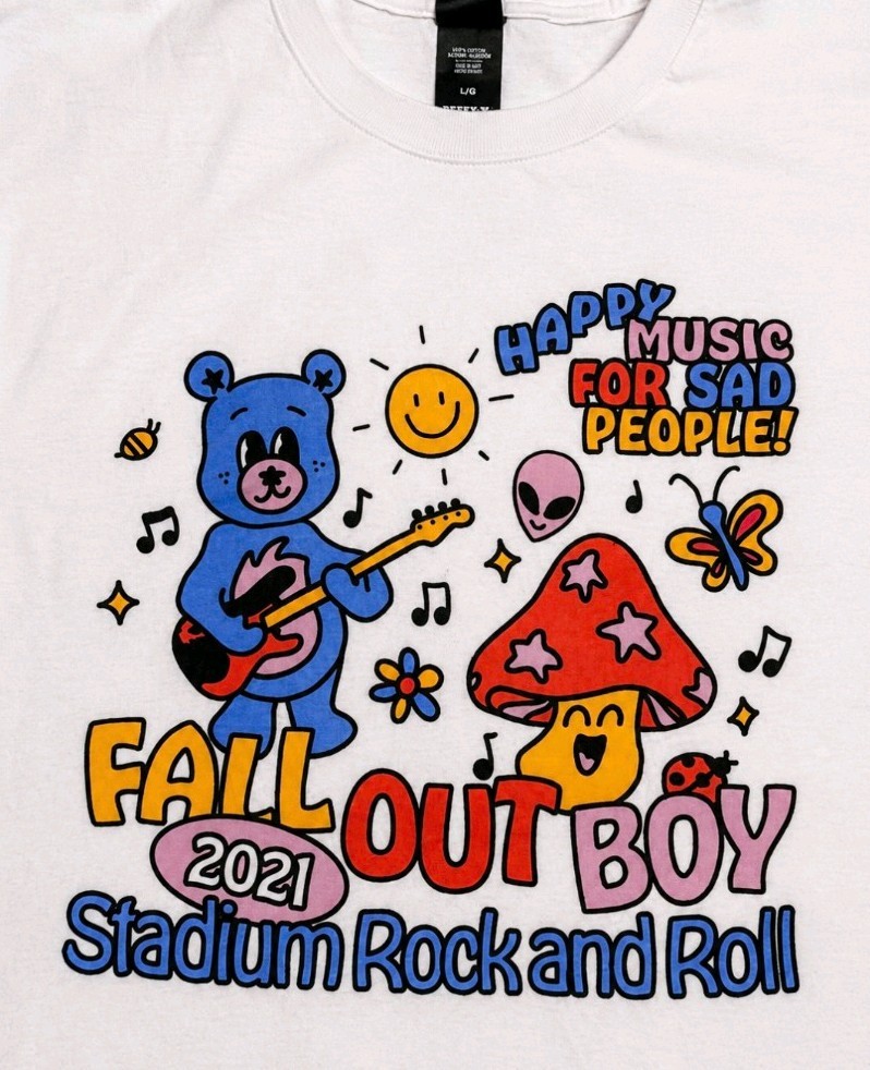 Fall Out Boy 2016 Wintour Is Coming Tour T Shirt Medium Band Tee