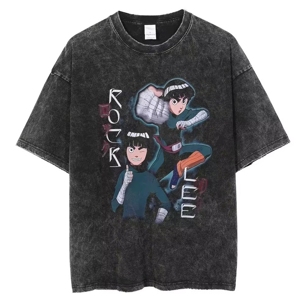 New Hip Hop Vintage T-shirt Men Streetwear Harajuku Japanese Anime 2026 Print Te