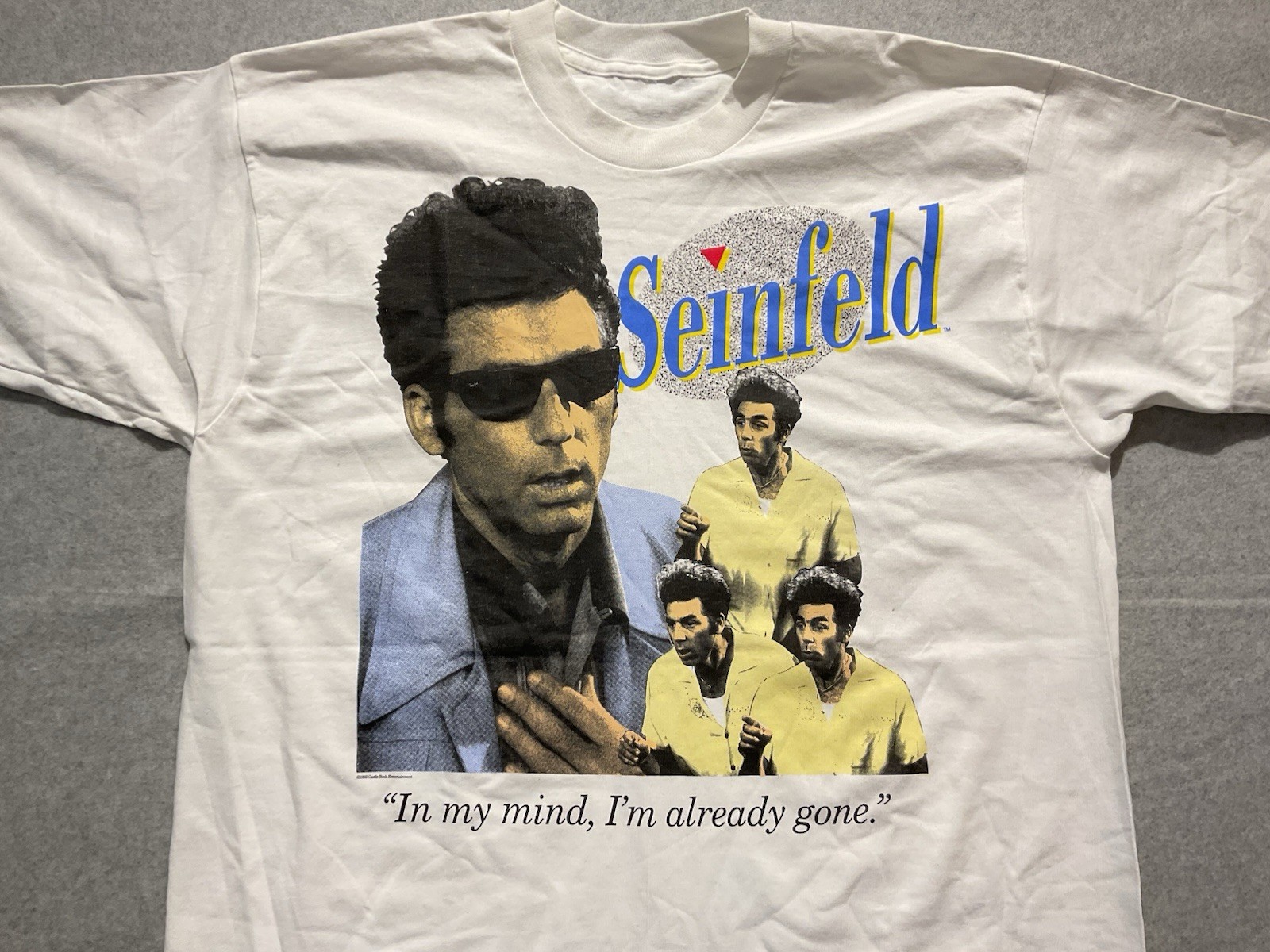 Vintage 1993 Seinfeld Kramer In My Mind, I’m Already Gone Single Stitch Shirt XL