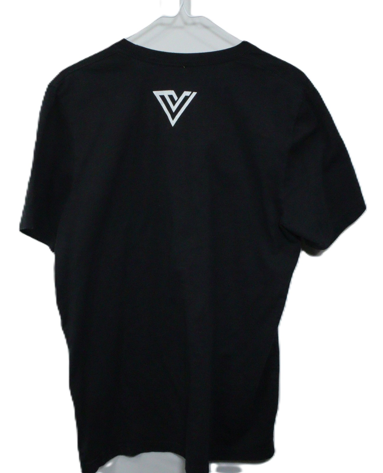 VIAGGIO Black Graphic T-Shirt Men’s Short Sleeve Crew Neck New T0480