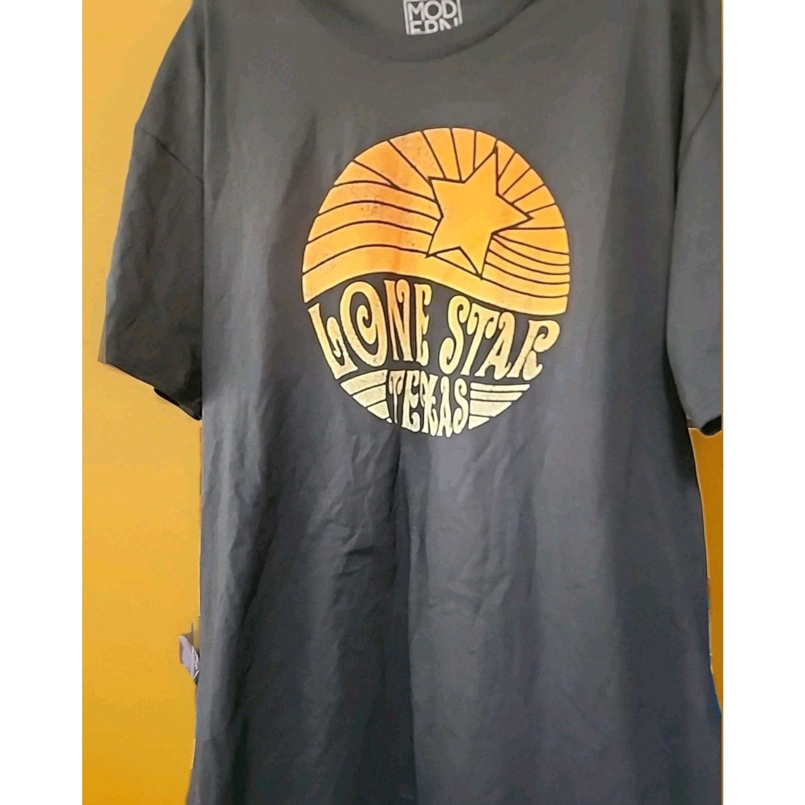 Texas Lone Star T-shirt, Men’s Modern Lux XL X-Large New A129 Excellent Soft