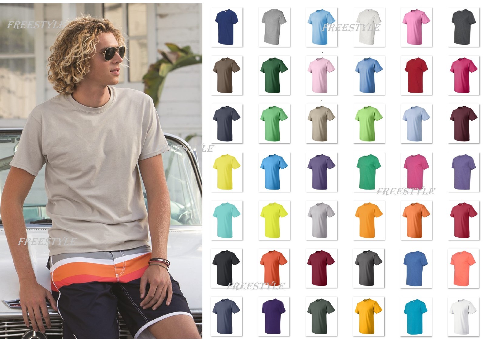 Fruit of the Loom Men’s HD Cotton Short Sleeve Tee T-Shirt S-6XL 3930R
