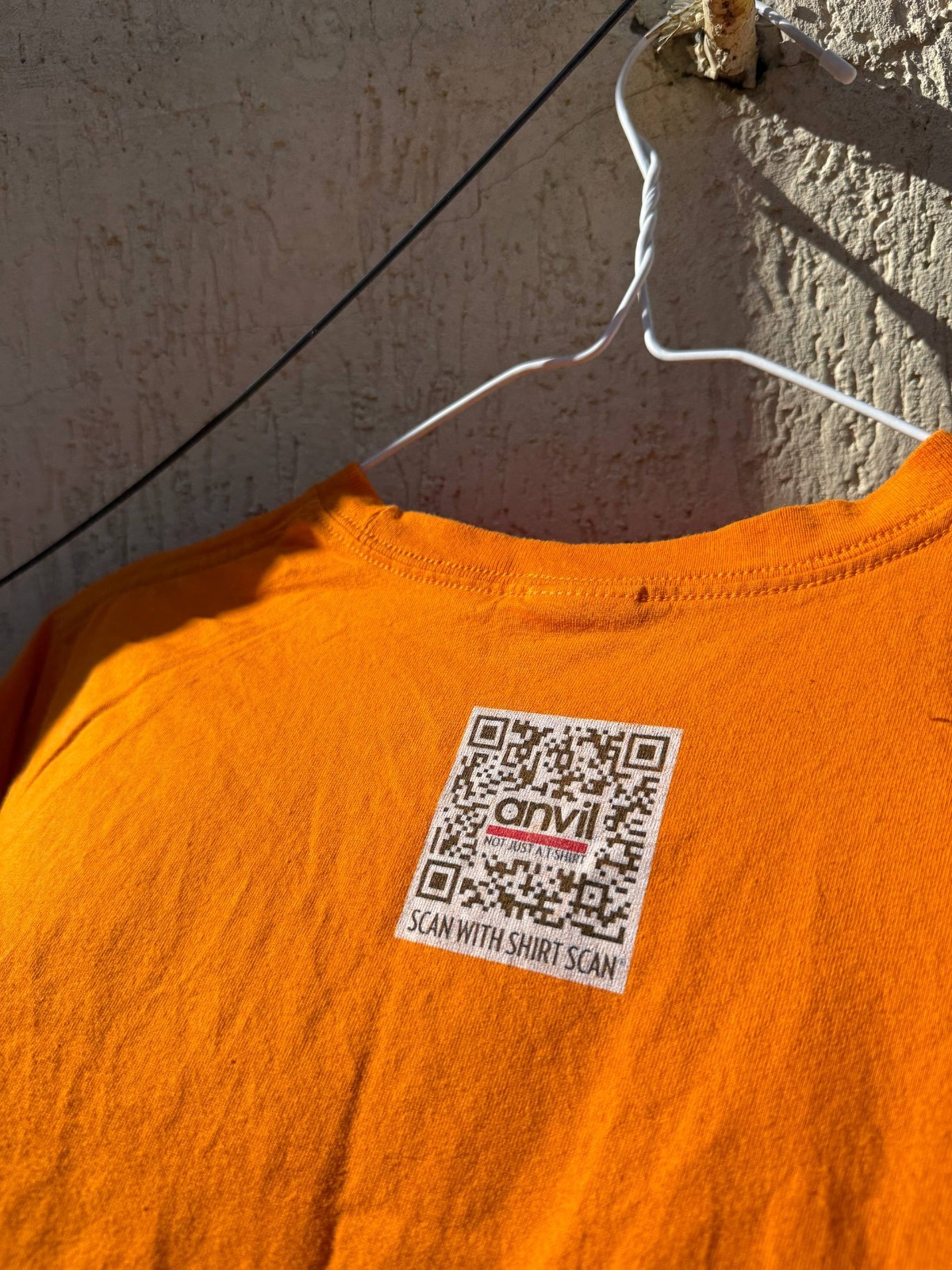 Vivienne Westwood Style “Up Green” Graphic T-Shirt Orange Anvil