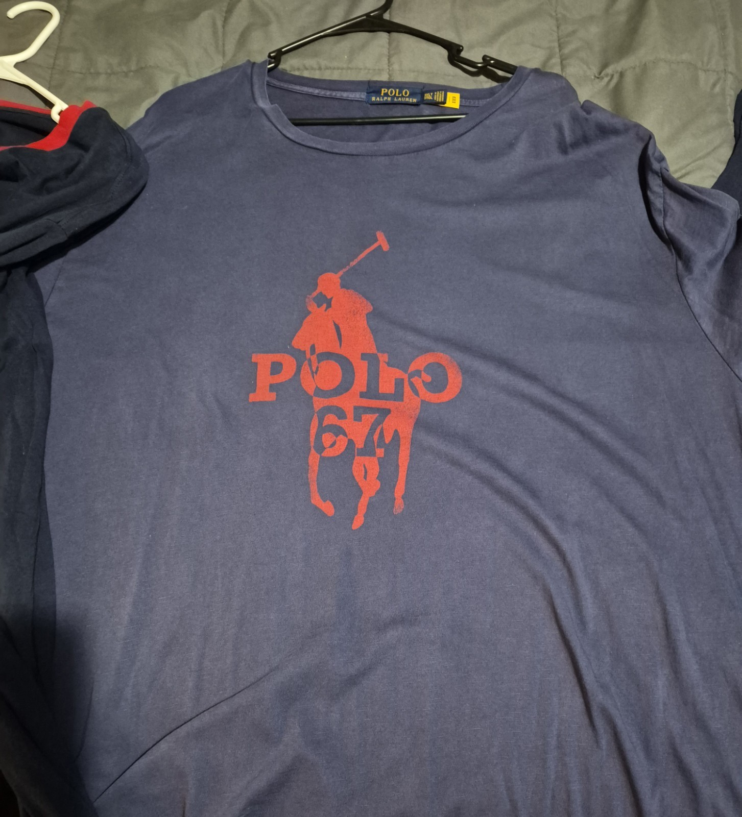 Polo Ralph Lauren Men’s Lot of 3 Blue Graphic Logo Crew Neck T-Shirt 3XLT