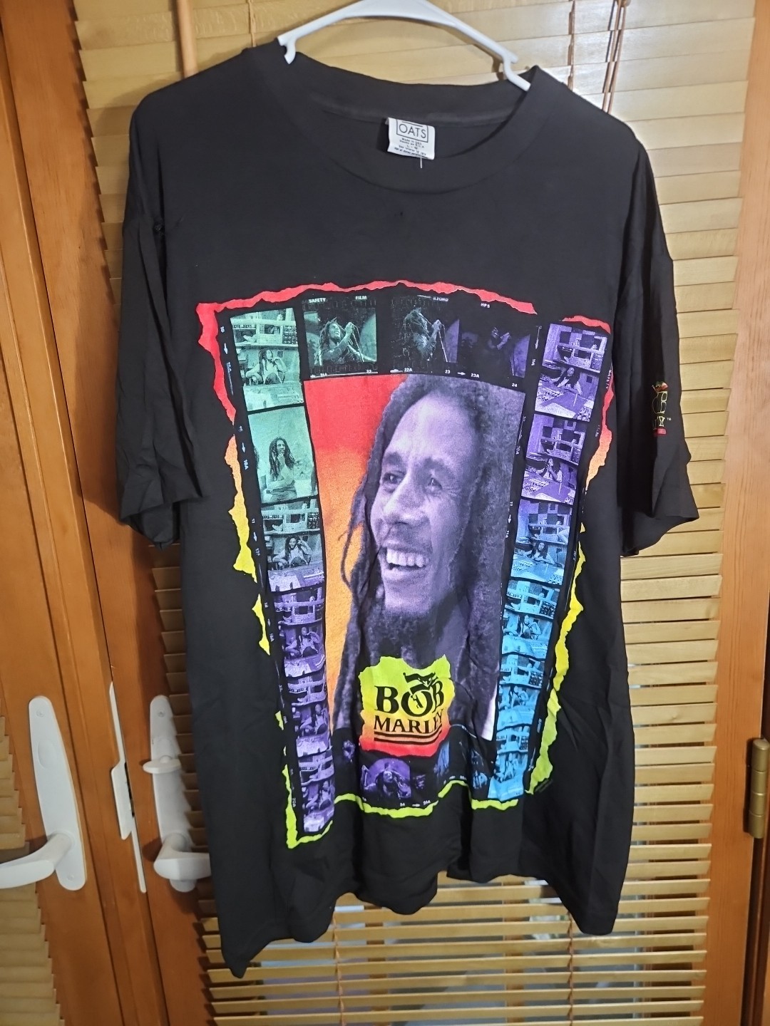 DRY ROT Vintage 90s Wild Oats Bob Marley Rap Tee T Shirt Men’s Large Band Reggae
