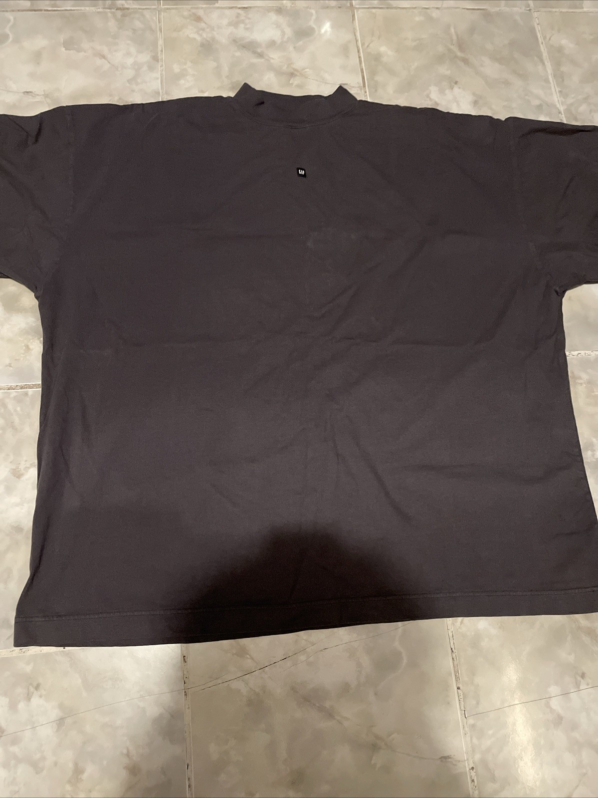 YZY Yeezy Gap Engineered By Balenciaga Oversized T-Shirt Grey SZ Large