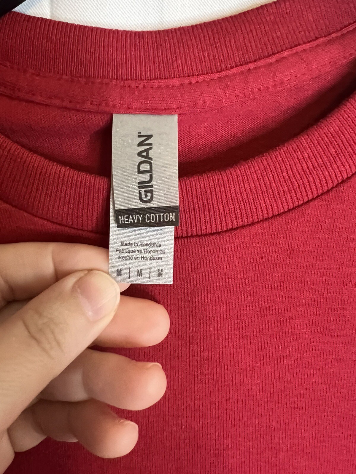 Gildan Men’s Heavy Cotton T-Shirt, G500 Cardinal Red Size Medium NWOT Lot Of 9