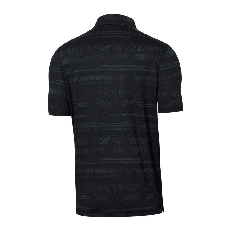 Saxx Droptemp Printed All Day Cooling Polo Men’s Shirt, Shade Stripe/Turbulence,