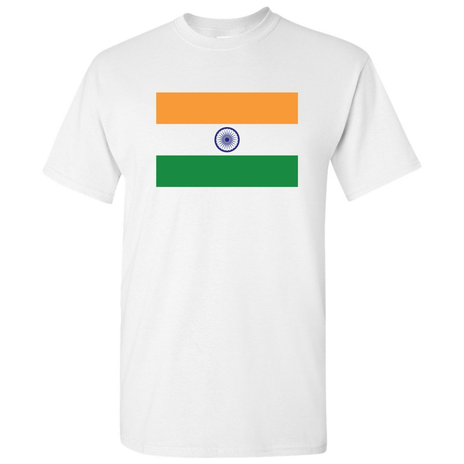 India Flag – Classic Nation Pride Flag Love T Shirt – White